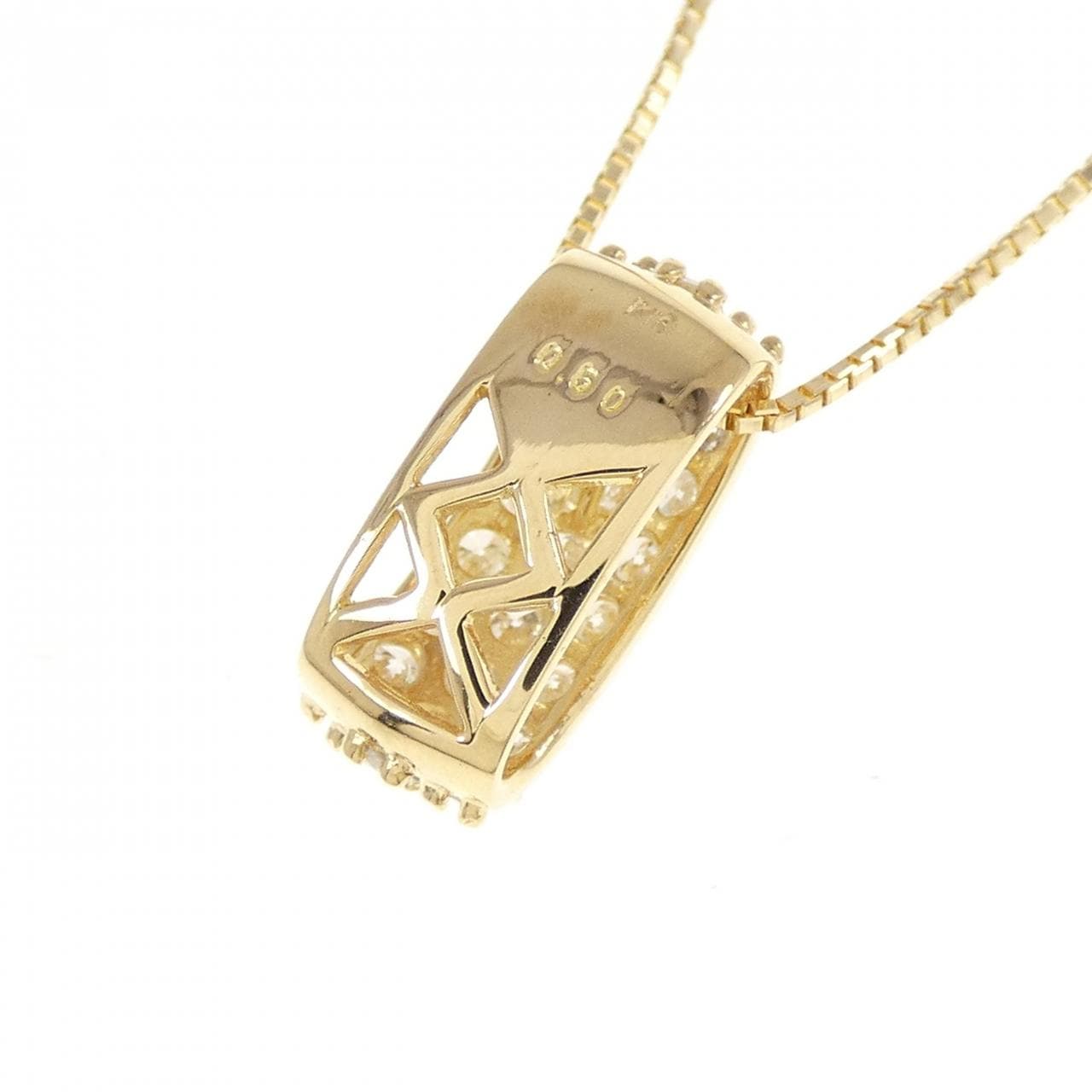 K18YG ダイヤモンド ネックレス 0.50CT