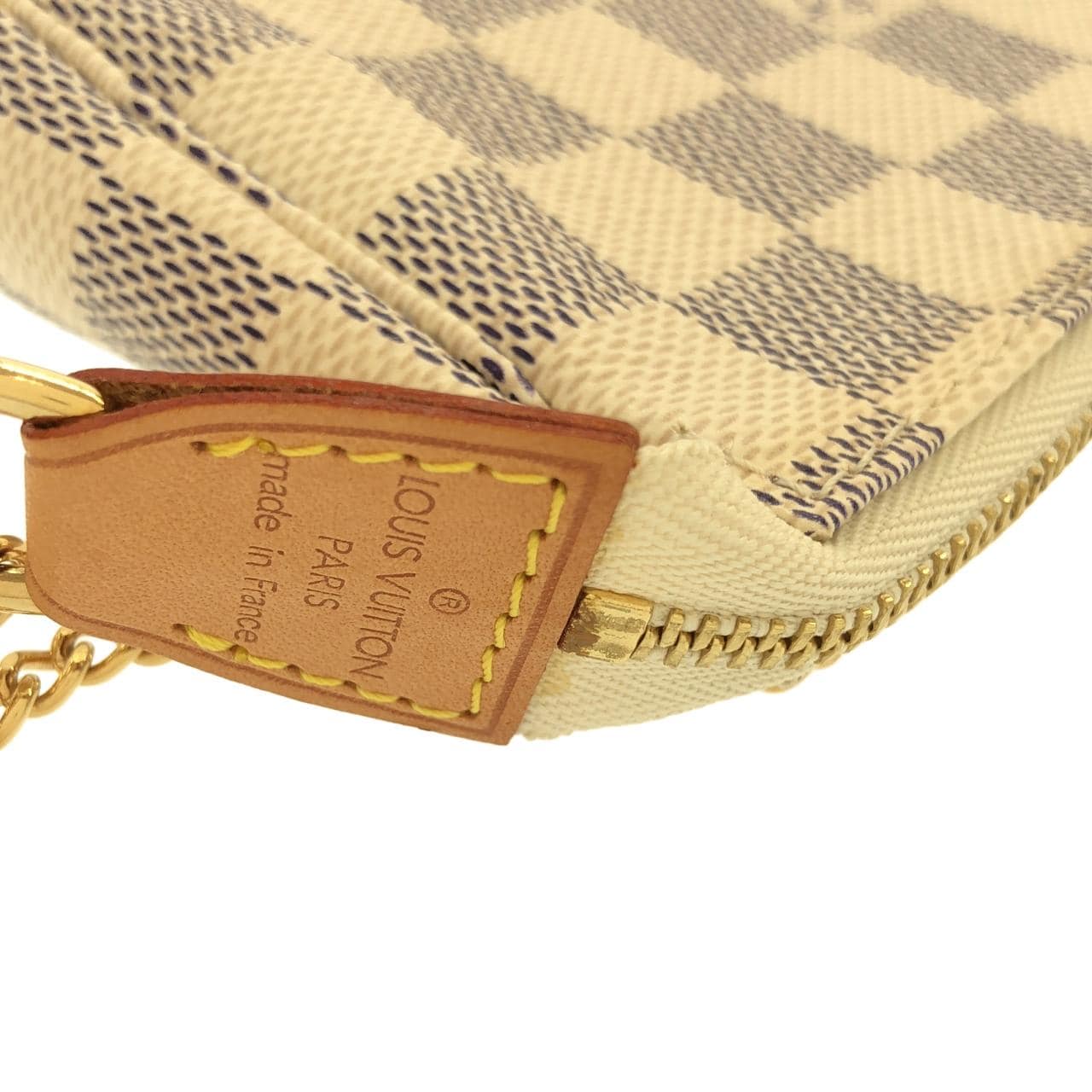 ルイヴィトン ダミエ アズール ミニ ポシェット アクセソワール N58010 アクセサリーポーチ