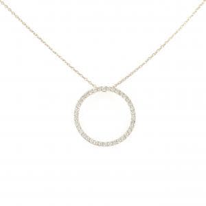 K18PG ダイヤモンド ネックレス 0.35CT