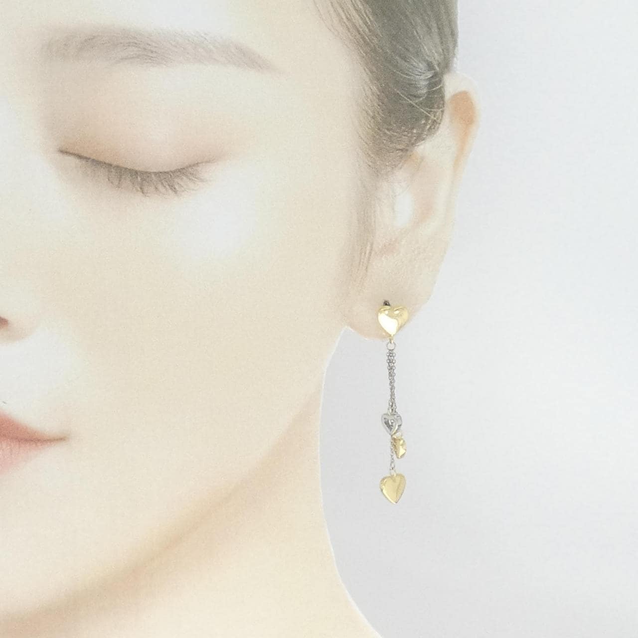 TIFFANY多心形吊式耳環