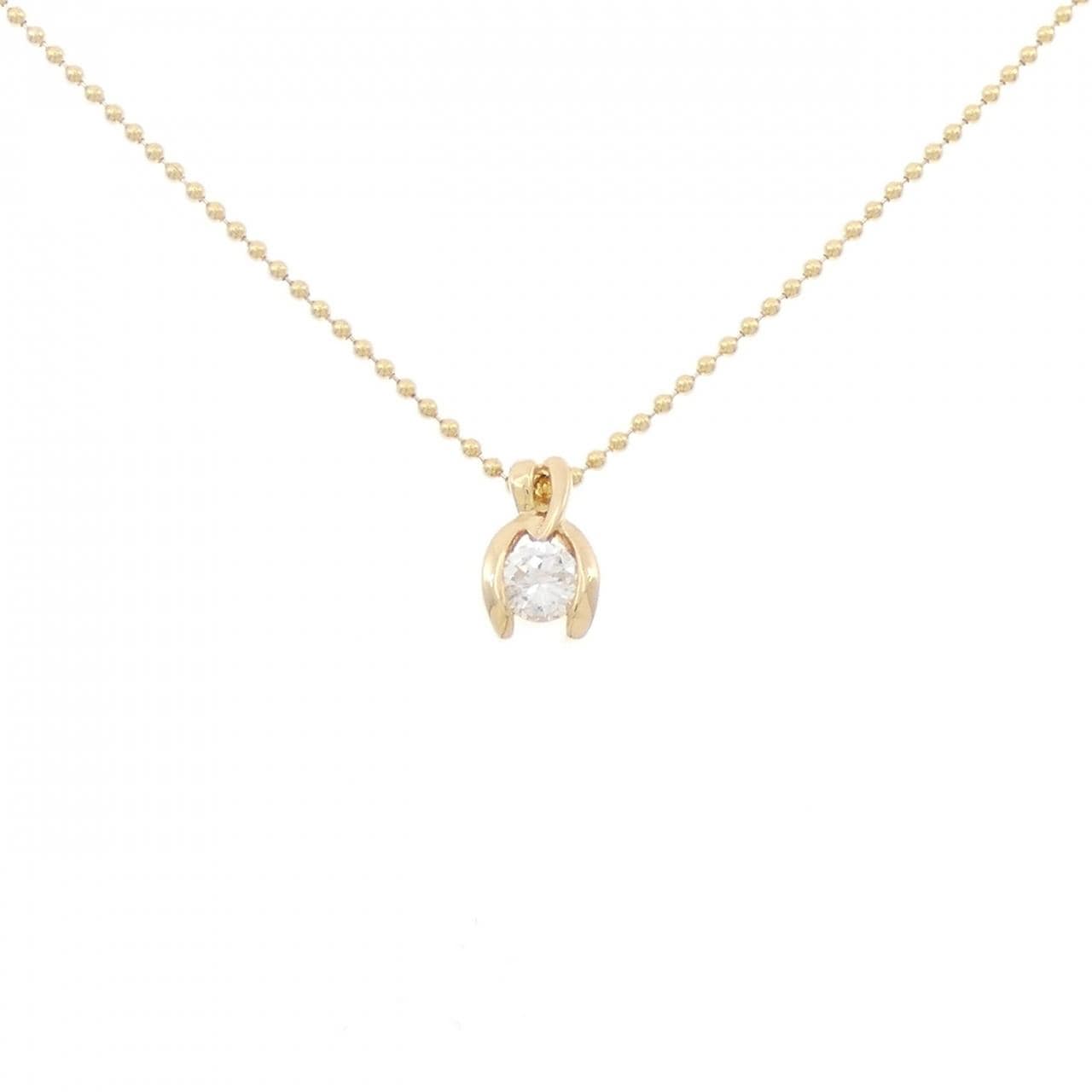K18YG ダイヤモンド ネックレス 0.32CT