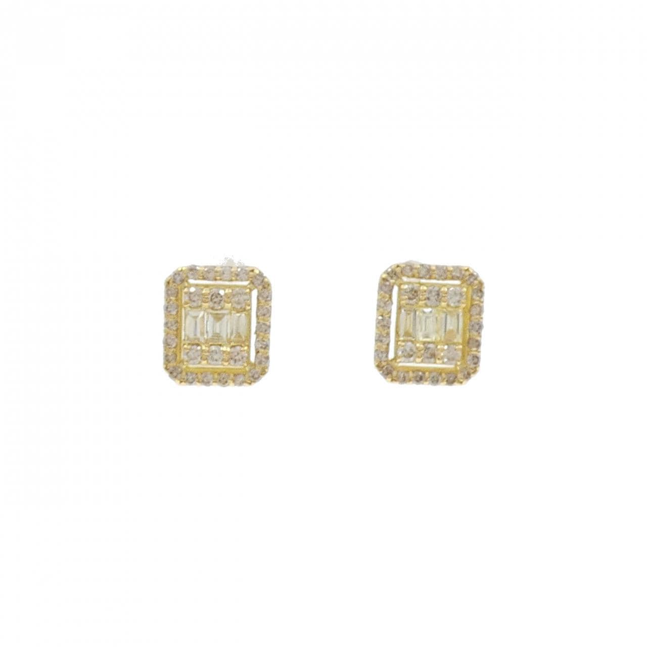 K18YG ダイヤモンド ピアス 0.56CT