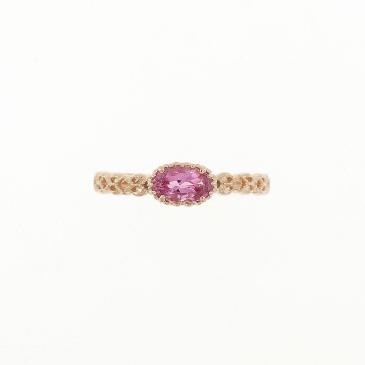 K10PG Spinel Pinky Ring