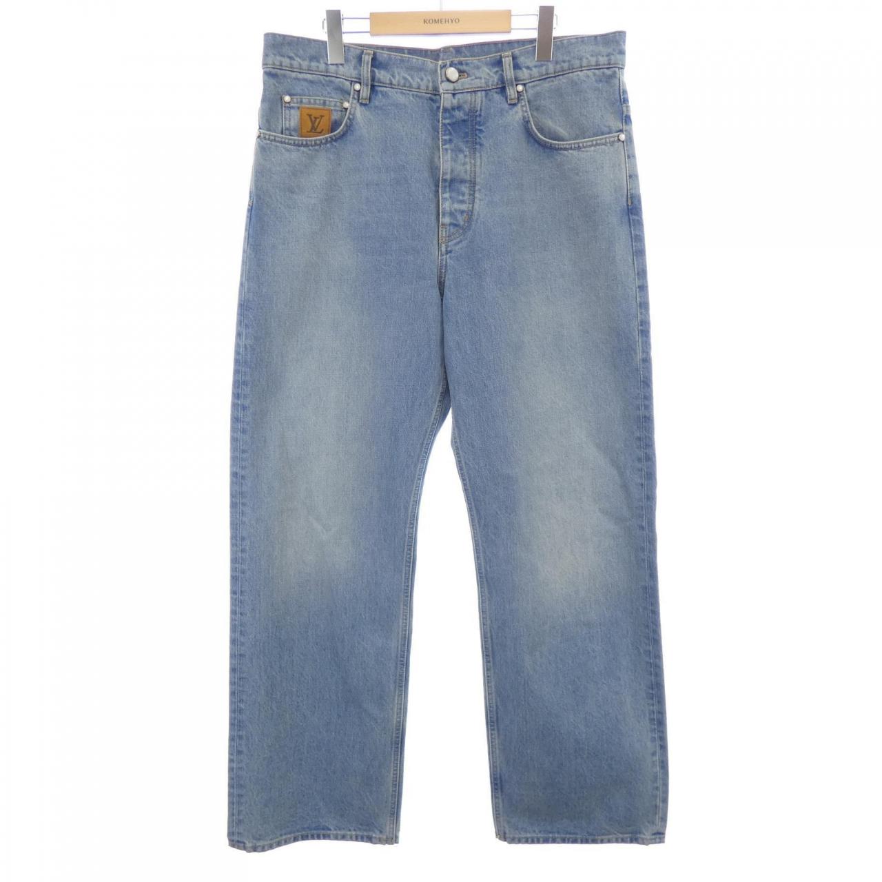 ルイヴィトン LOUIS VUITTON ワイドレッグフィットデニムパンツ HSD50WPCP ジーンズ