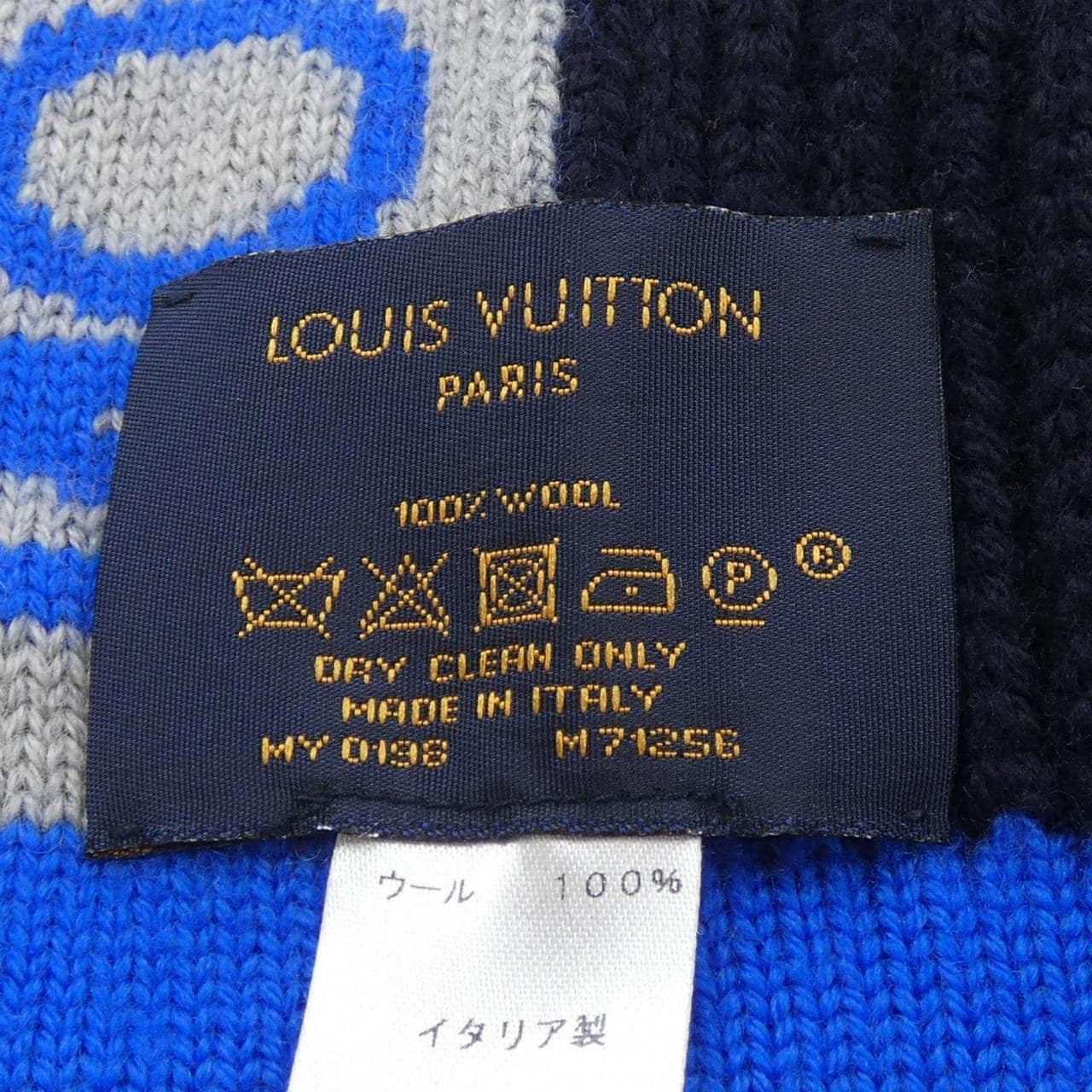 ルイヴィトン LOUIS VUITTON エシャルプ LVジェネレーション M71256 MUFFLER
