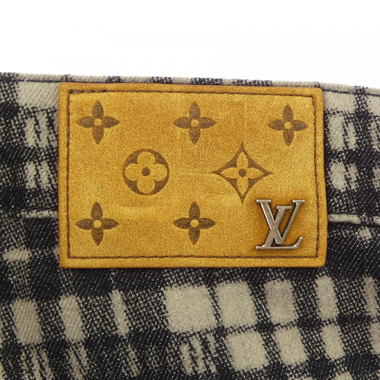 ルイヴィトン LOUIS VUITTON チェックデニムショーツ HPD90WARA ショートパンツ