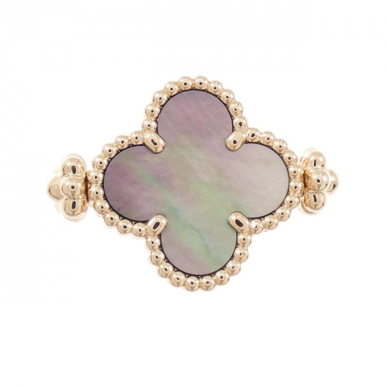 ヴァンクリーフ&アーペル ヴィンテージアルハンブラ リバーシブル リング