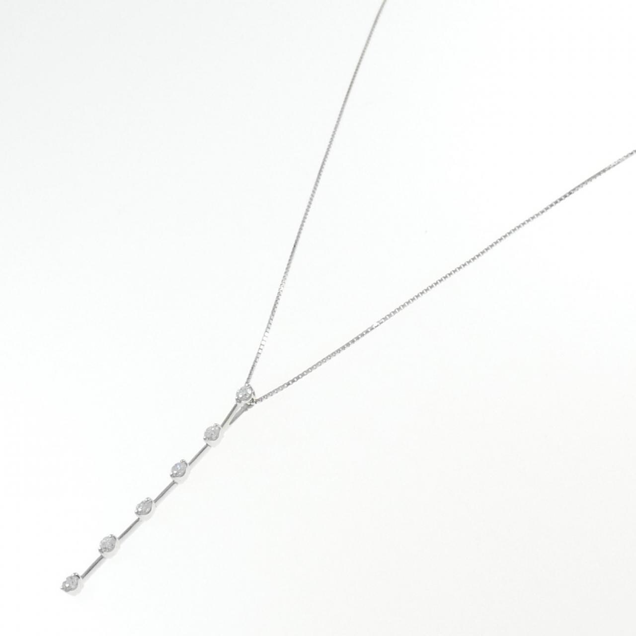 LINE ダイヤモンド ネックレス 0.50CT