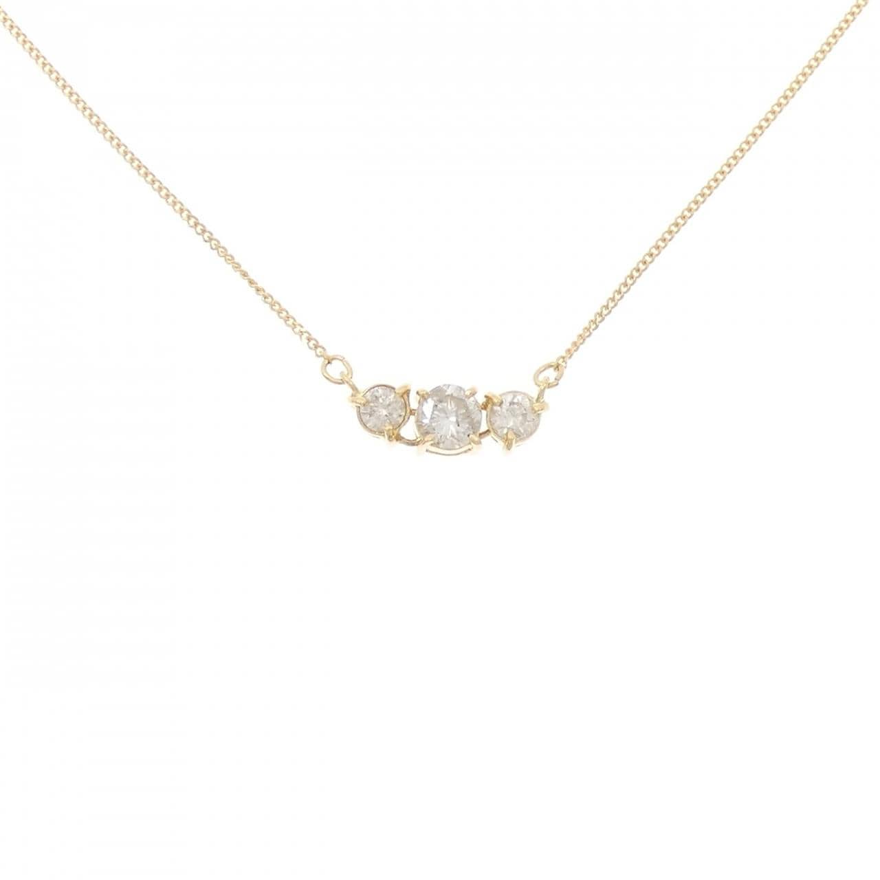 K18YG ダイヤモンド ネックレス 0.52CT