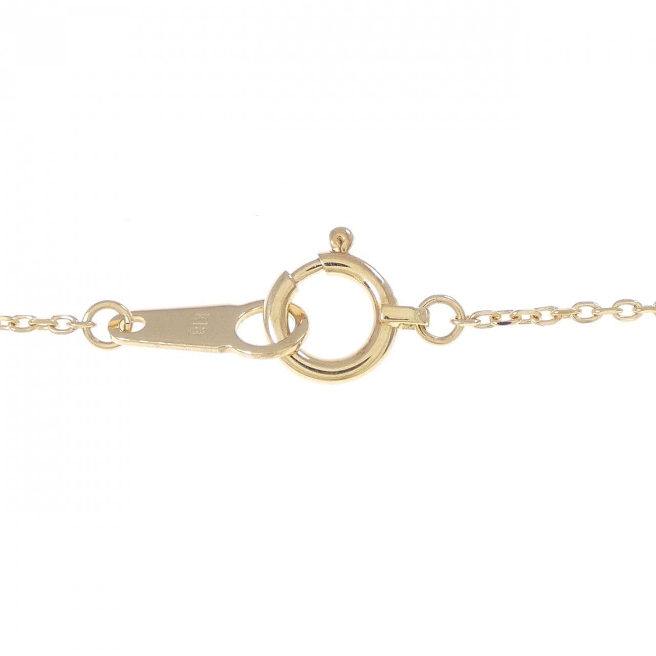 K18YG ダイヤモンド ネックレス 1.594CT M SI2 ファンシーカット