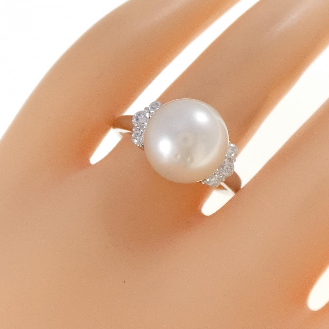 PT900 白蝶パール リング 11mm