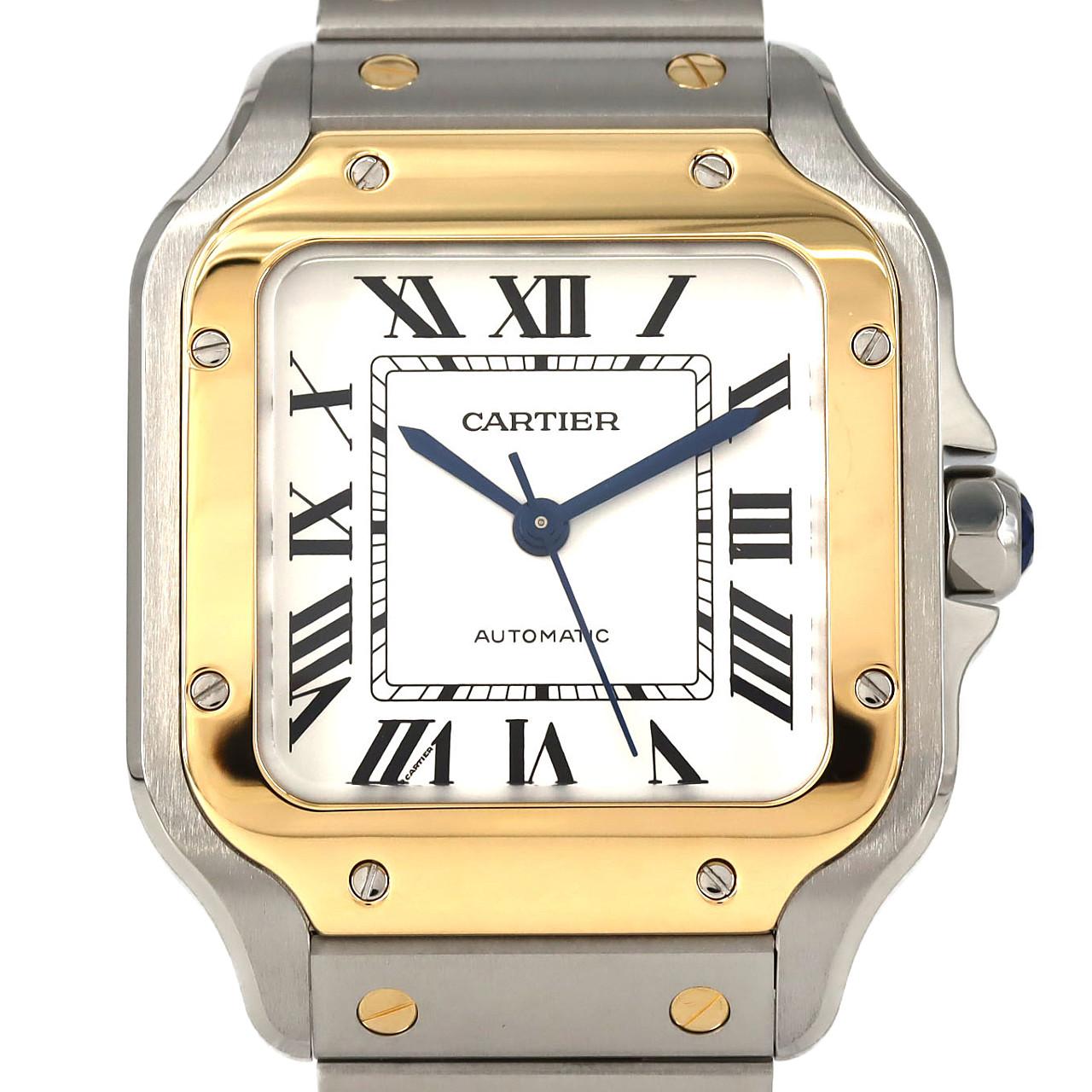 カルティエ サントス･ドゥ･カルティエMM コンビ W2SA0016 SSxYG 自動巻