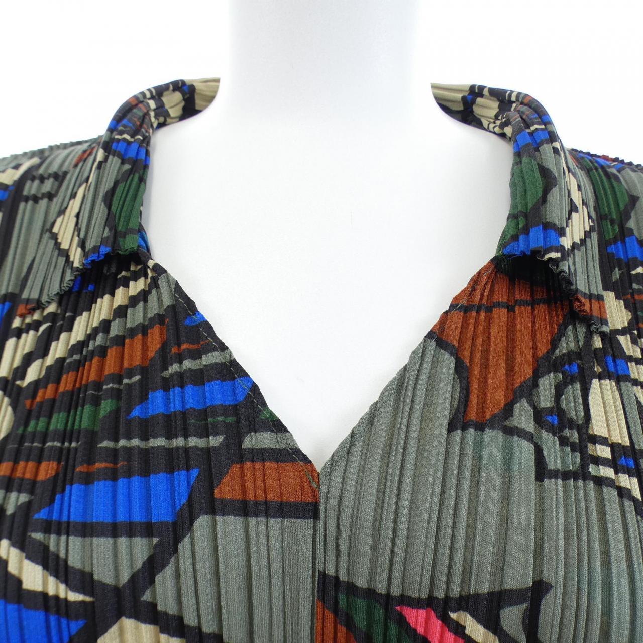 【ヴィンテージ】プリーツプリーズ PLEATS PLEASE 2004 ステンドグラス PP43-JK612 トップス