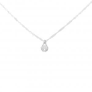 アガット ダイヤモンド ネックレス 0.1CT