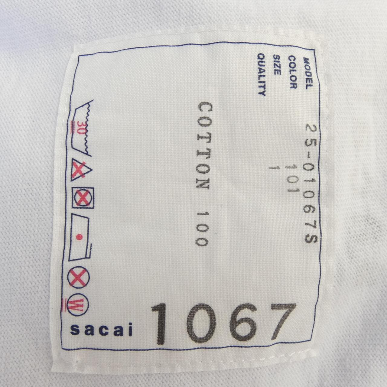 サカイ SACAI 25-01067S UNISEX Tシャツ