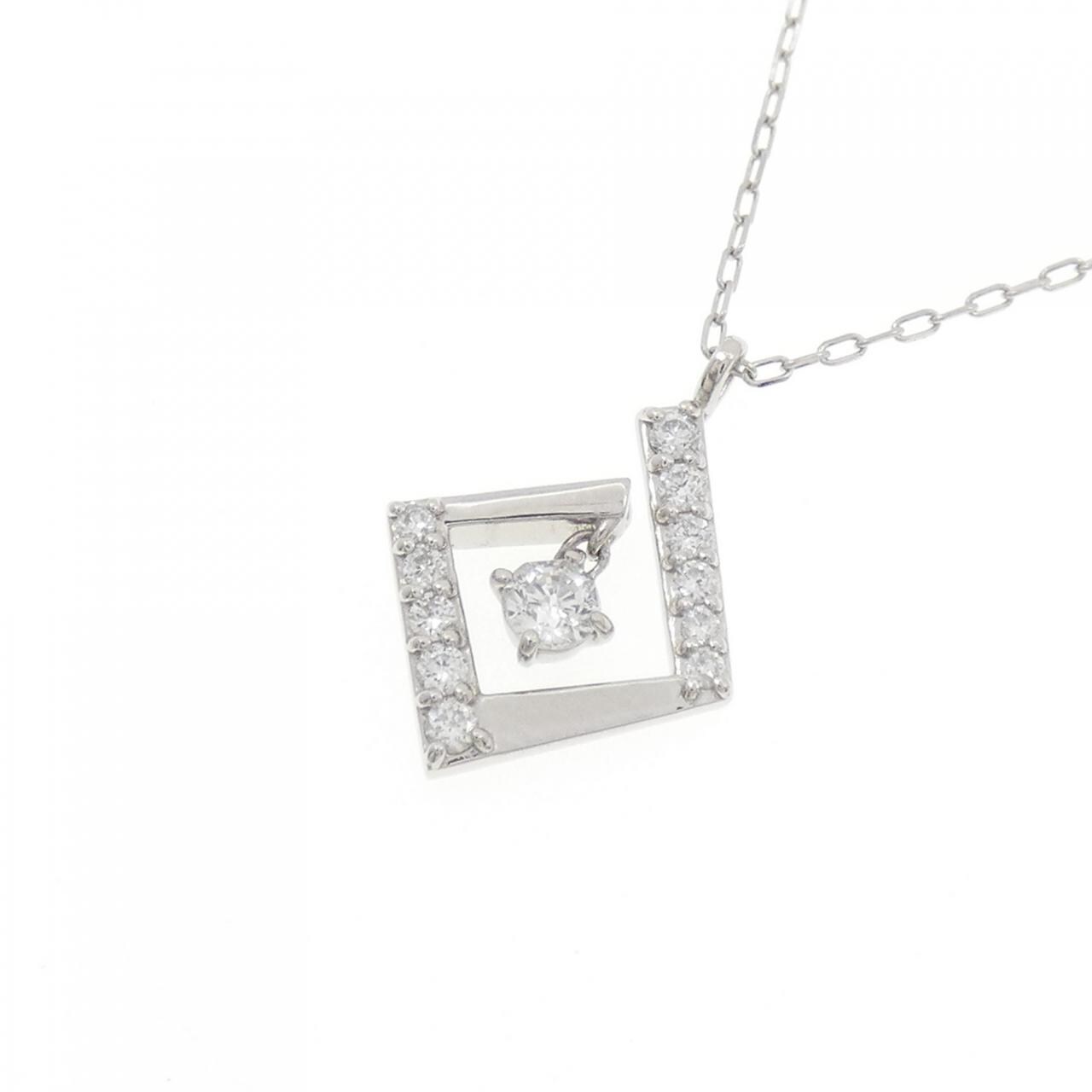 PT900/PT850 ダイヤモンド ネックレス 0.09CT