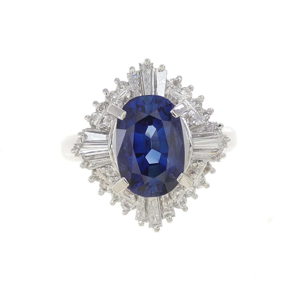 PT900 サファイヤ リング 2.21CT