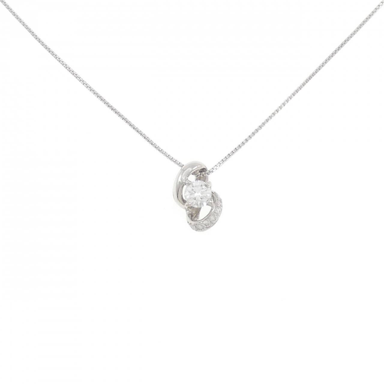 PT950/PT850 ダイヤモンド ネックレス 0.205CT