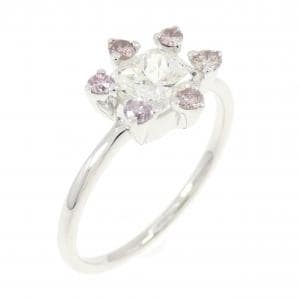 【新品】K18WG ダイヤモンド リング 1.04CT