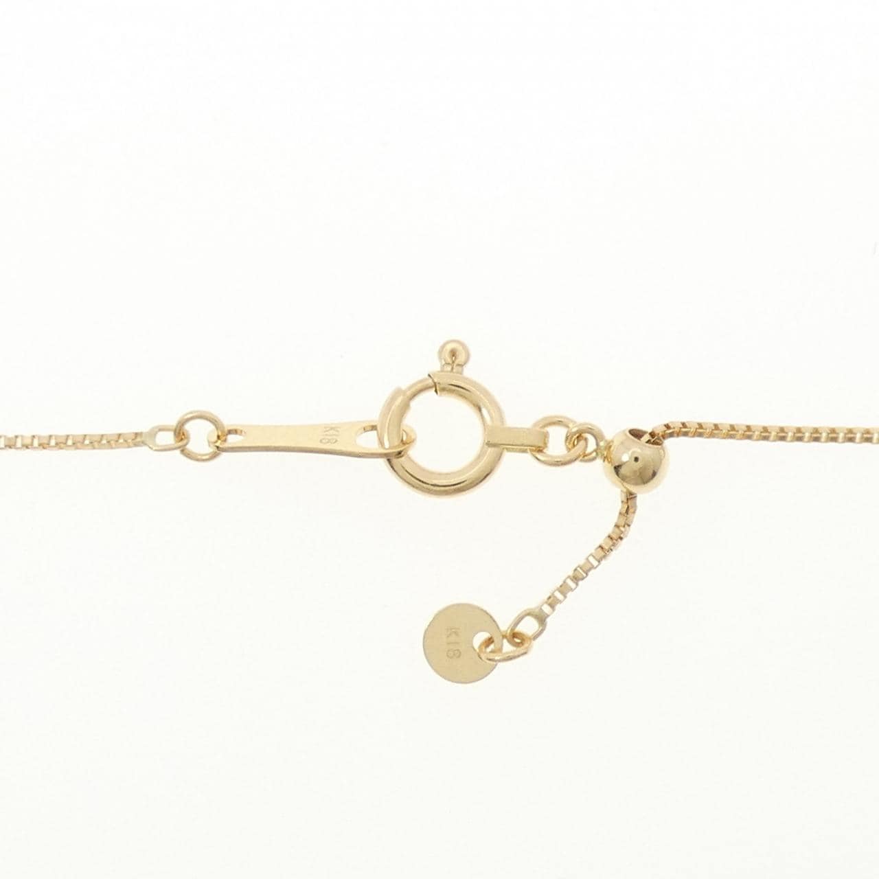 K18YG ダイヤモンド ネックレス 0.34CT