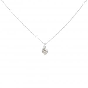 K18WG ダイヤモンド ネックレス 0.10CT