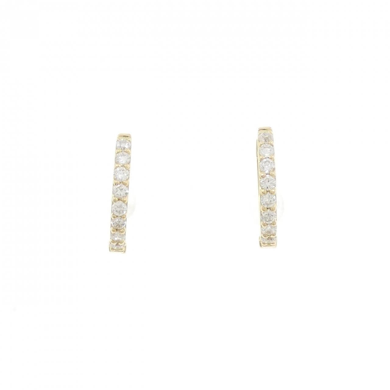 【リメイク】K18YG ダイヤモンド ピアス 0.20CT