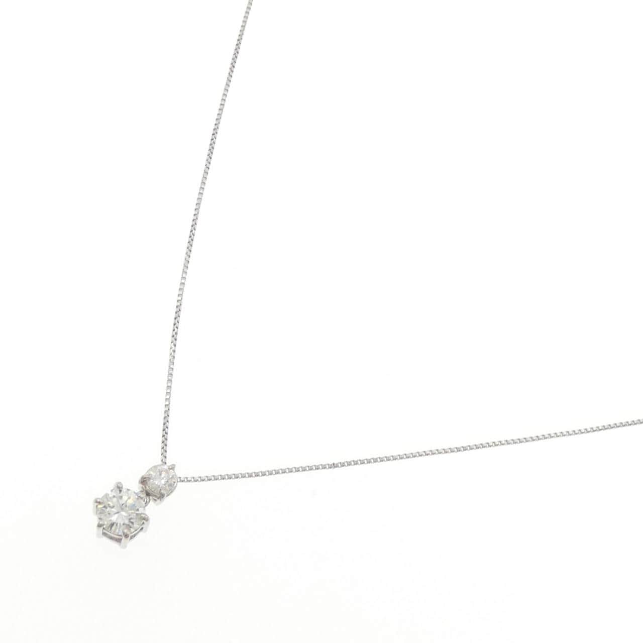 PT900/PT850 ダイヤモンド ネックレス 0.333CT G SI1 VG