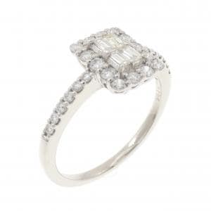 【新品】PT900 ダイヤモンド リング 0.50CT