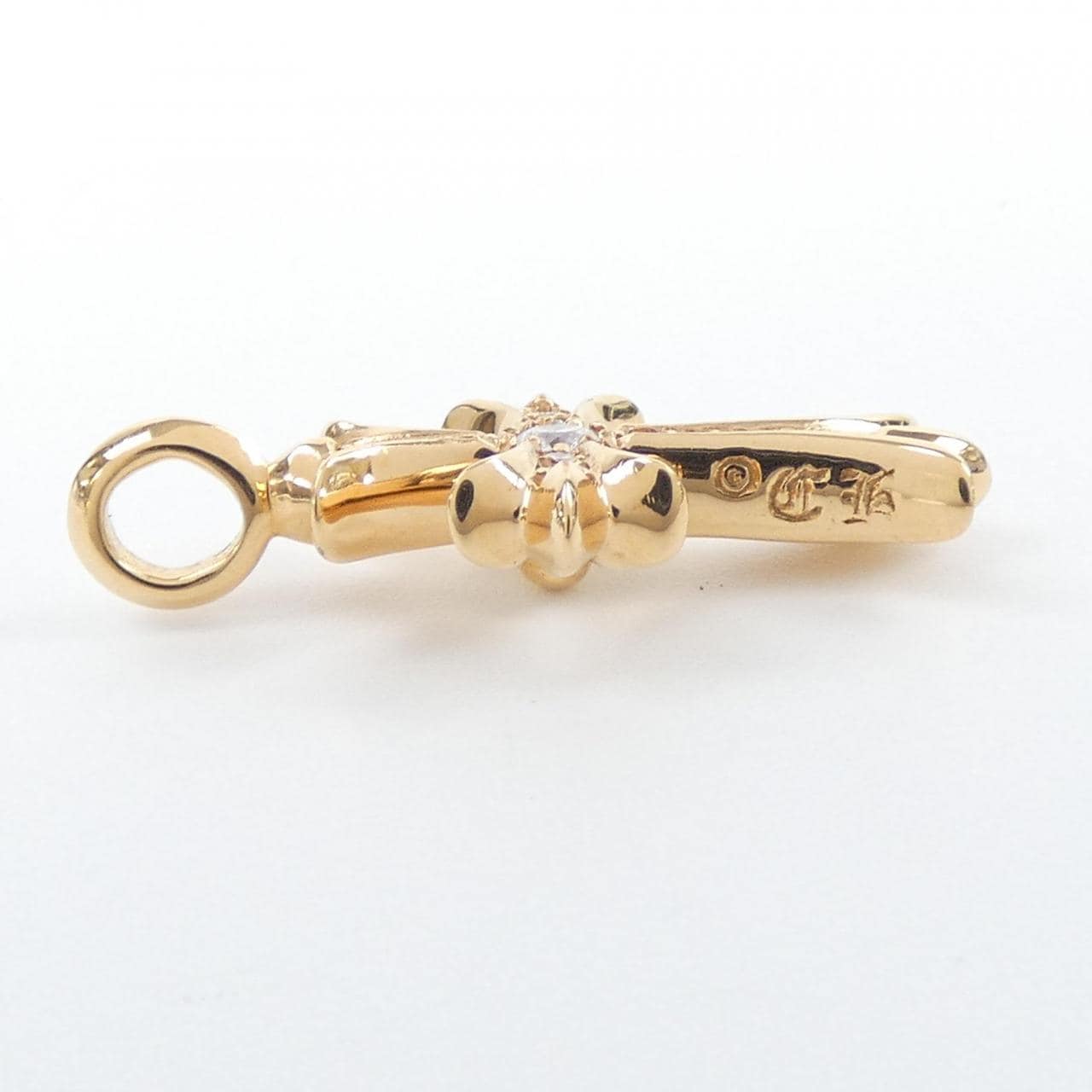 クロムハーツ CHROME HEARTS TINY CH CROSS F GLD PAVE DMND 202033746GLDXXX011 ペンダント