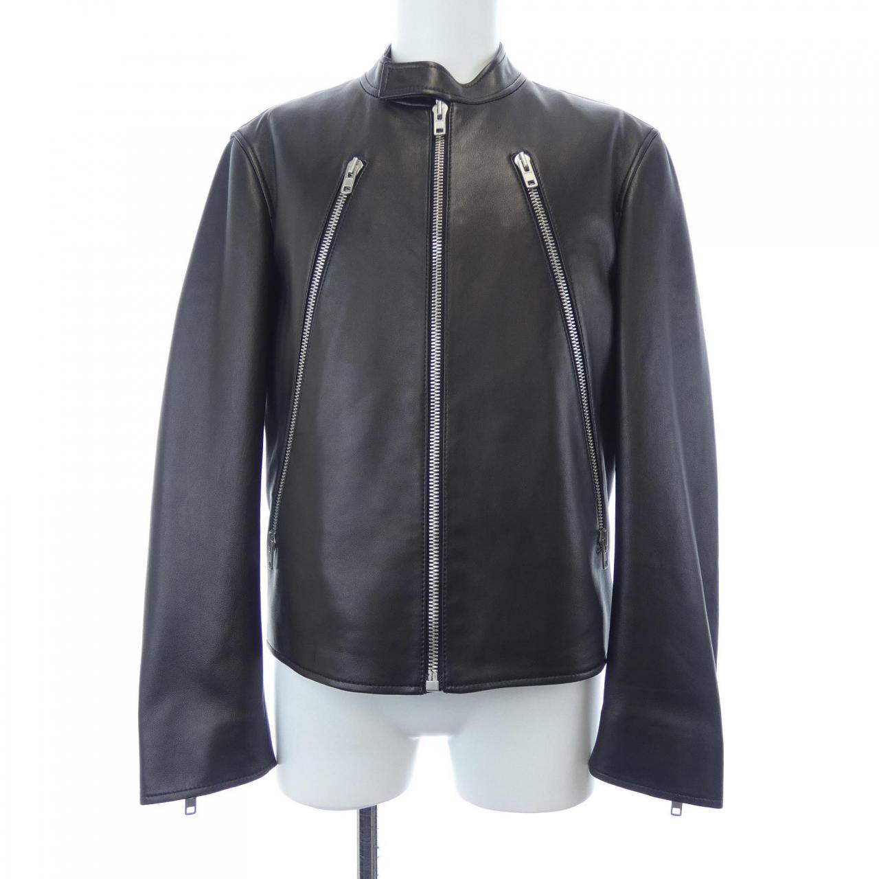 メゾンマルジェラ Maison Margiela 八の字 S50AM0489 レザーライダースジャケット