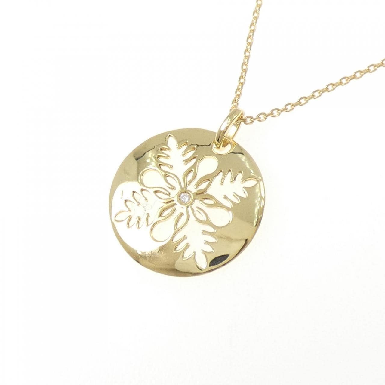 K18YG ダイヤモンド ネックレス 0.01CT