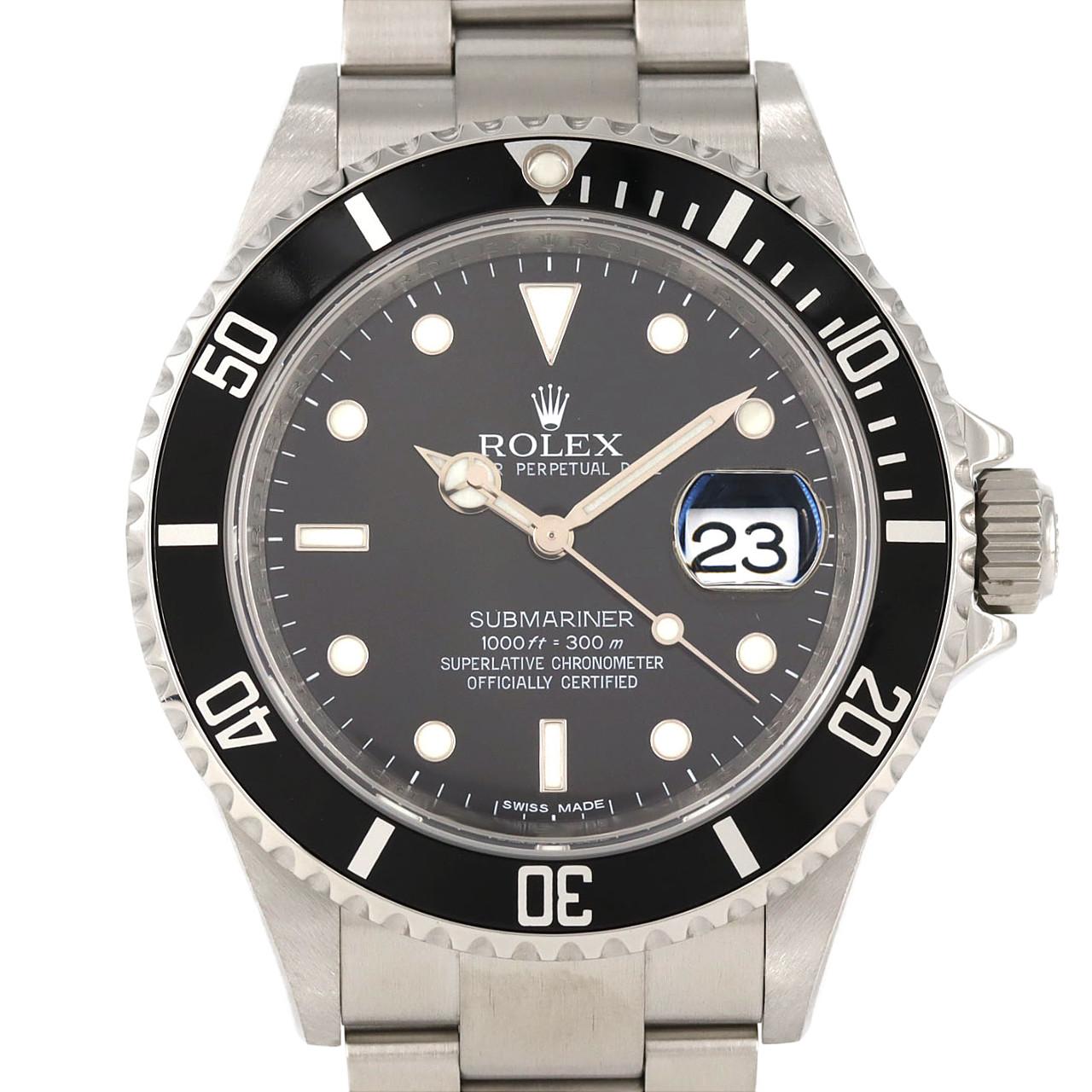 ロレックス サブマリーナーデイト 16610 SS 自動巻 ランダム番