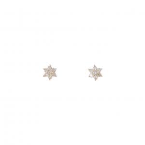 K18PG ダイヤモンド ピアス 0.20CT