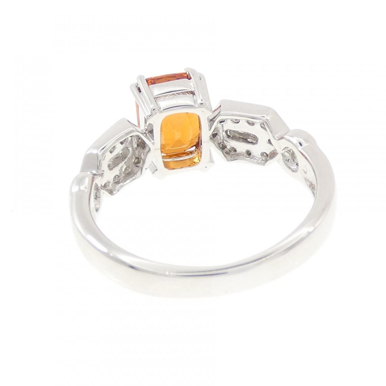 750WG ガーネット リング 2.25CT