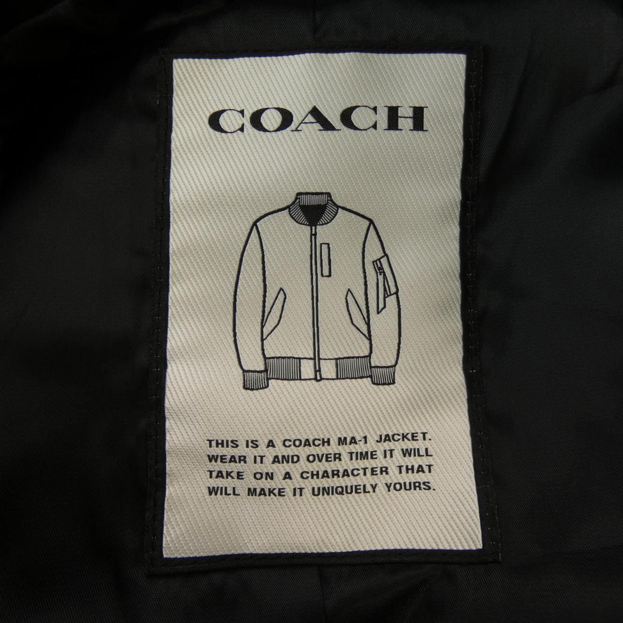 coach COACH leather jacket