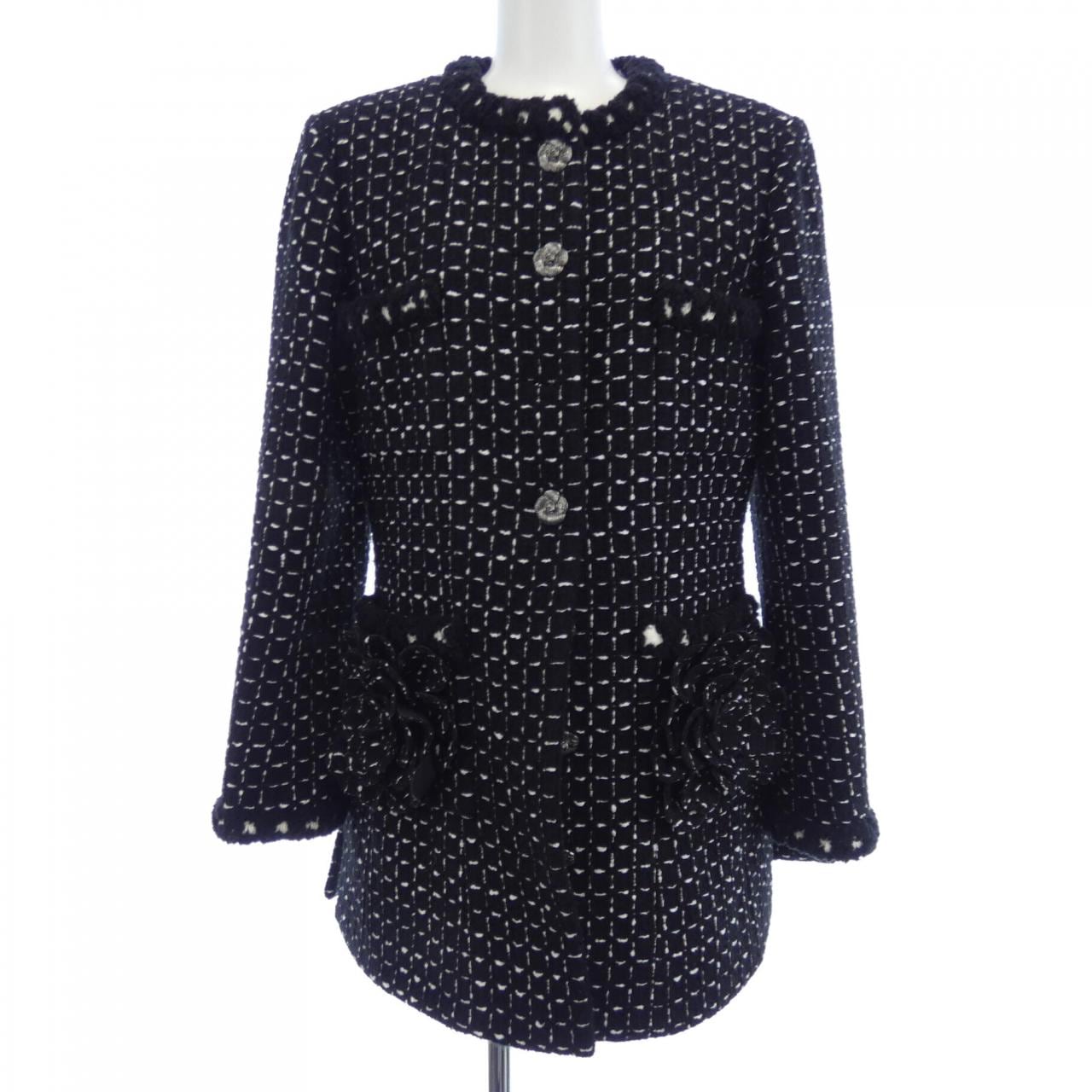 シャネル CHANEL ノーカラージャケット
