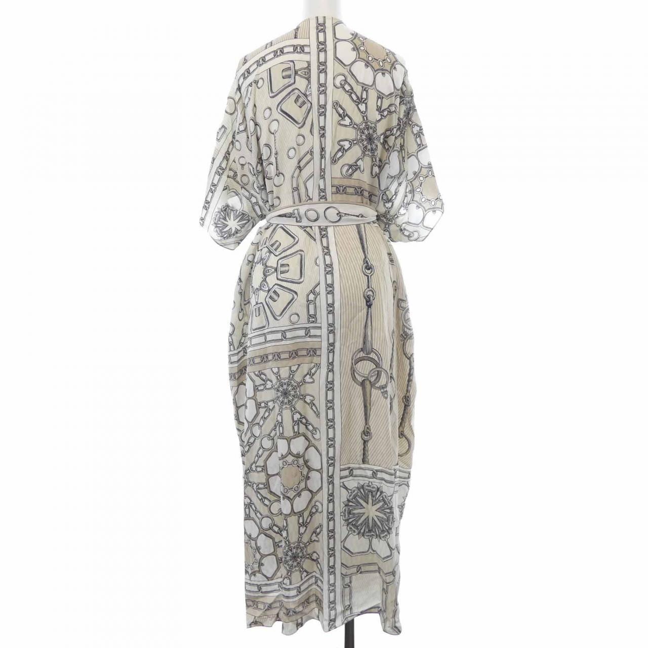 エルメス HERMES EFFET KALEIDOSCOPE 4H0561DP ワンピース