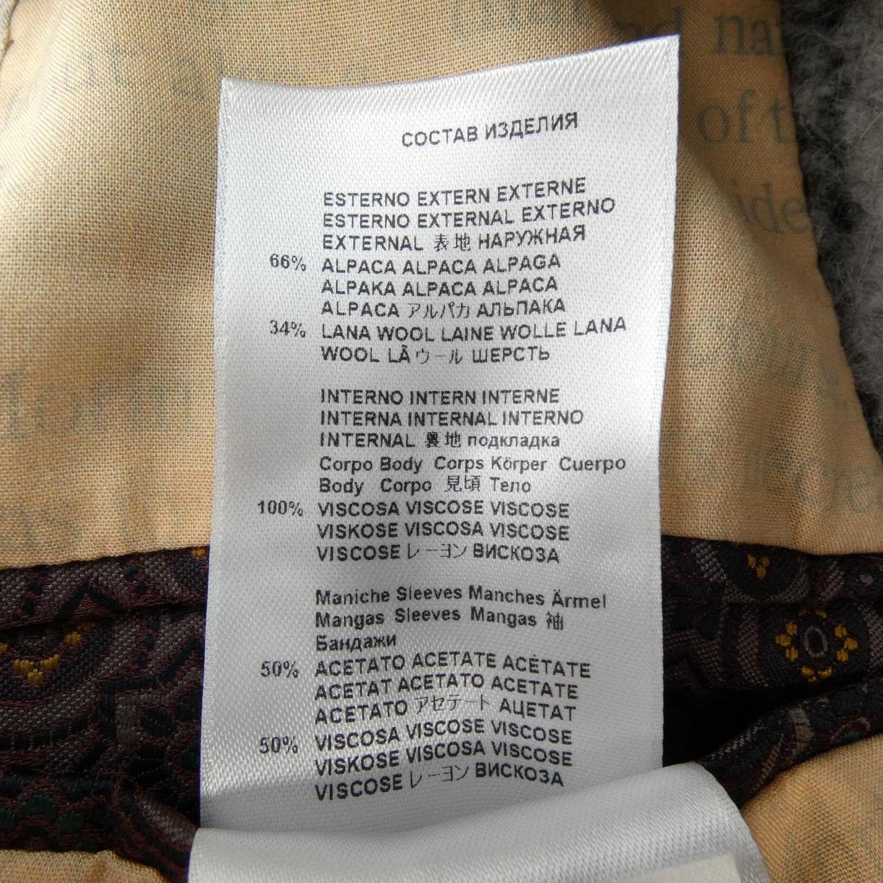 エトロ ETRO 192-1185A-0186 コート