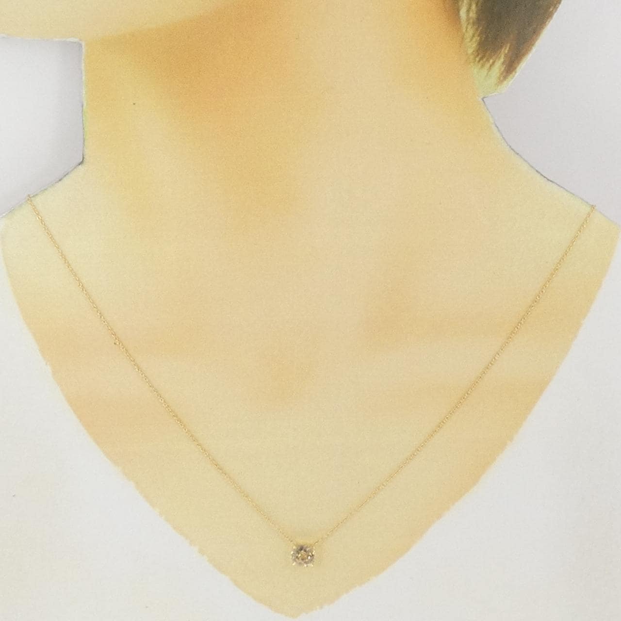 K18YG ジルコン ネックレス 1.675CT
