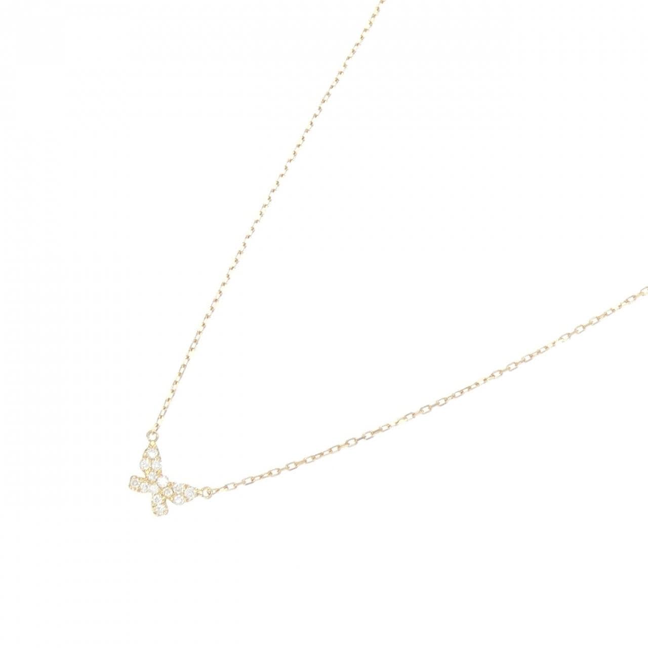 アーカー バタフライ ネックレス 0.06CT