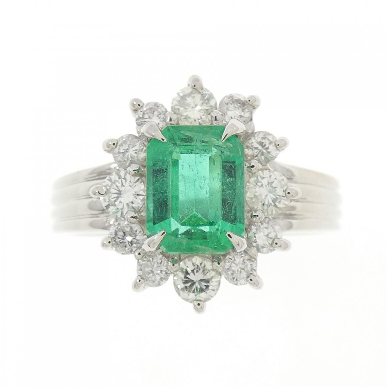 PT エメラルド リング 1.07CT