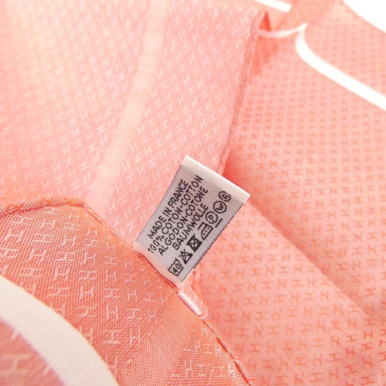 エルメス ジャガード D'H 161Q14G ハンカチーフ