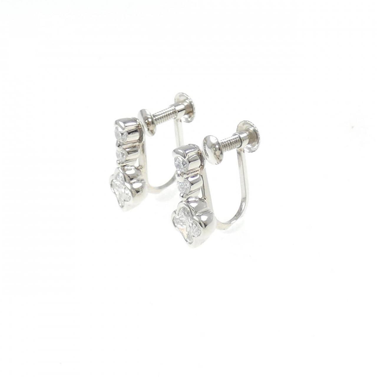 PT900 ダイヤモンド イヤリング 0.534CT