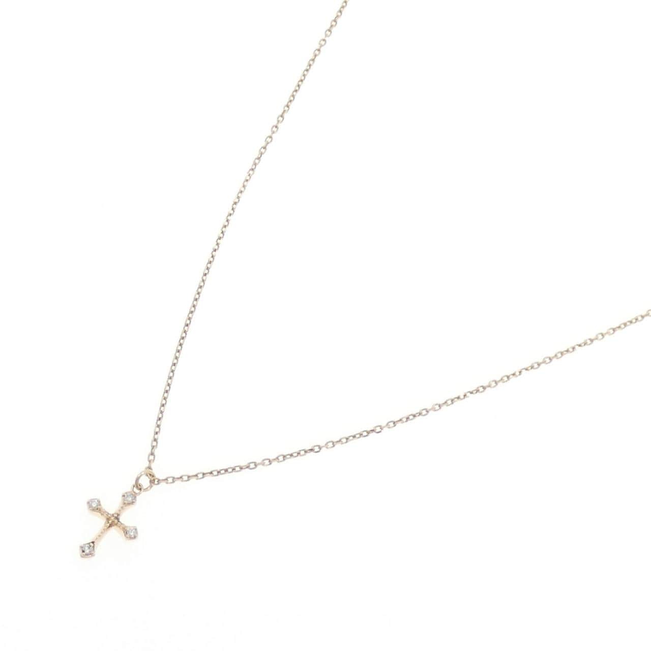 アガット ダイヤモンド ネックレス 0.02CT