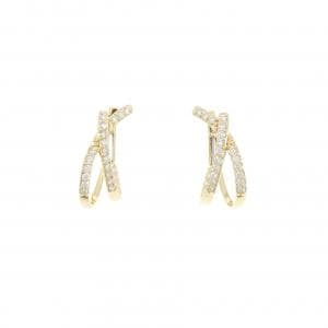 K18YG ダイヤモンド ピアス 0.30CT