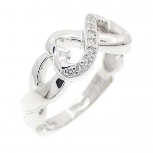 ティファニー ダブルラビングハート リング