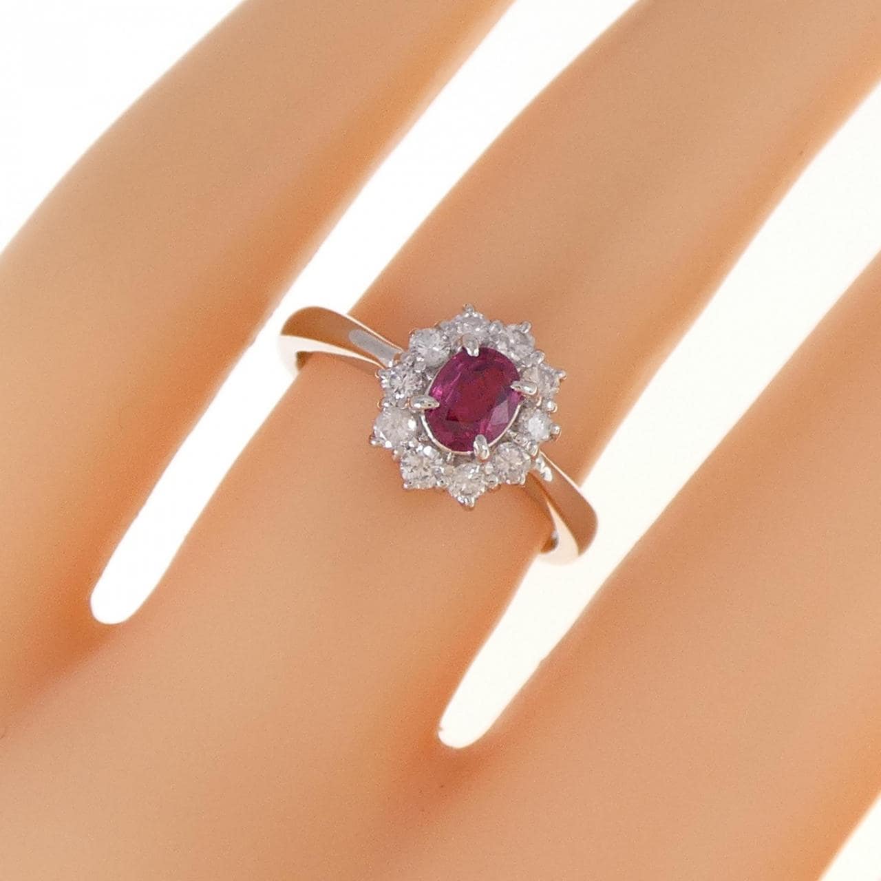 PT ルビー リング 0.44CT