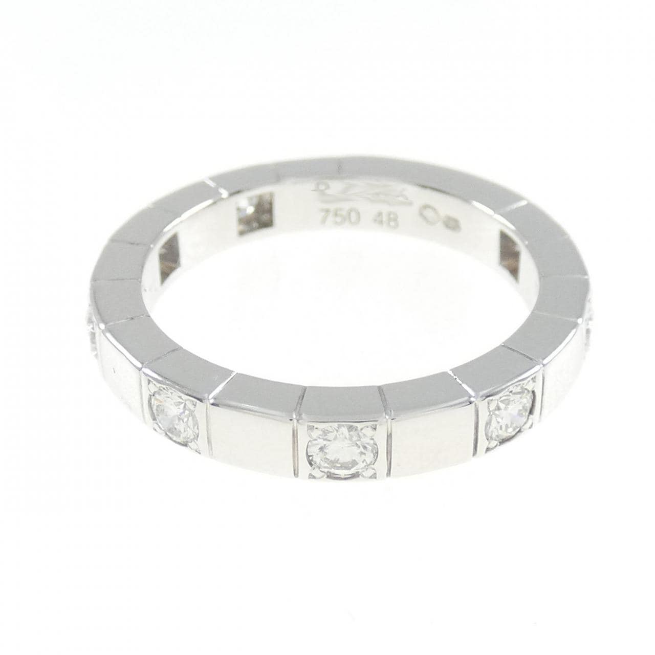 Cartier Lanieres half diamond ring