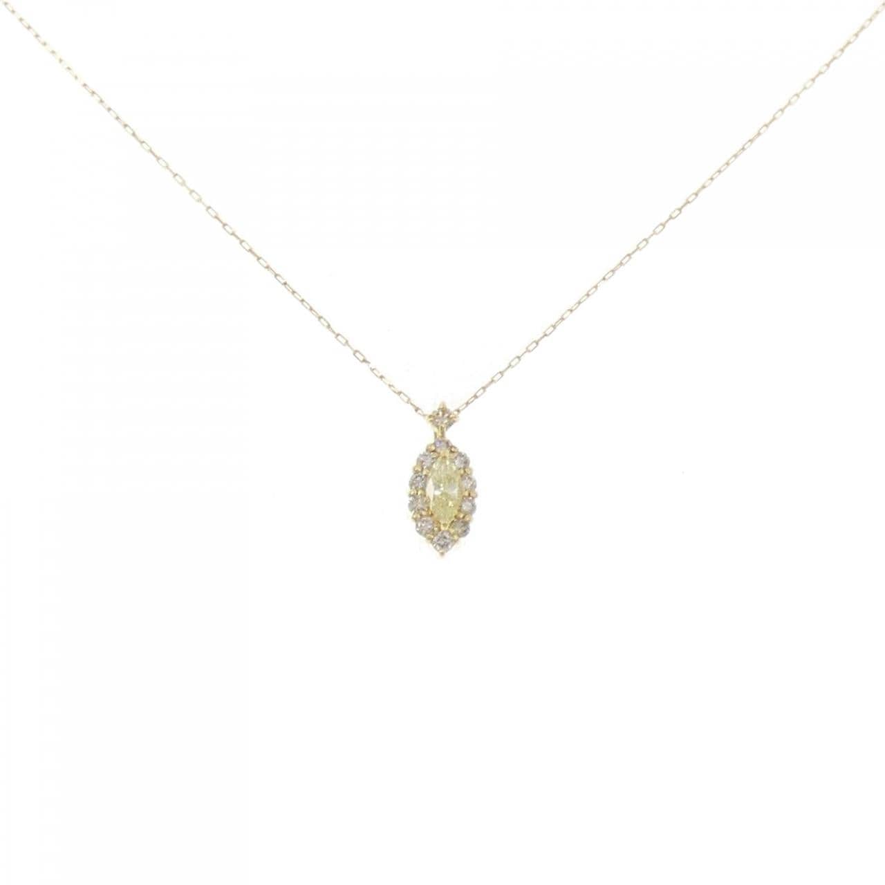 【新品】K18YG ダイヤモンド ネックレス 0.20CT