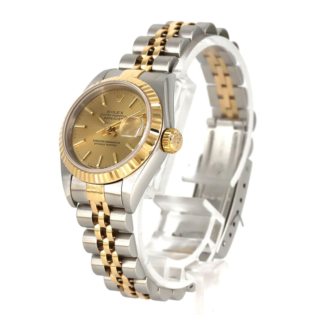 ロレックス デイトジャスト 69173 SSxYG 自動巻 W番